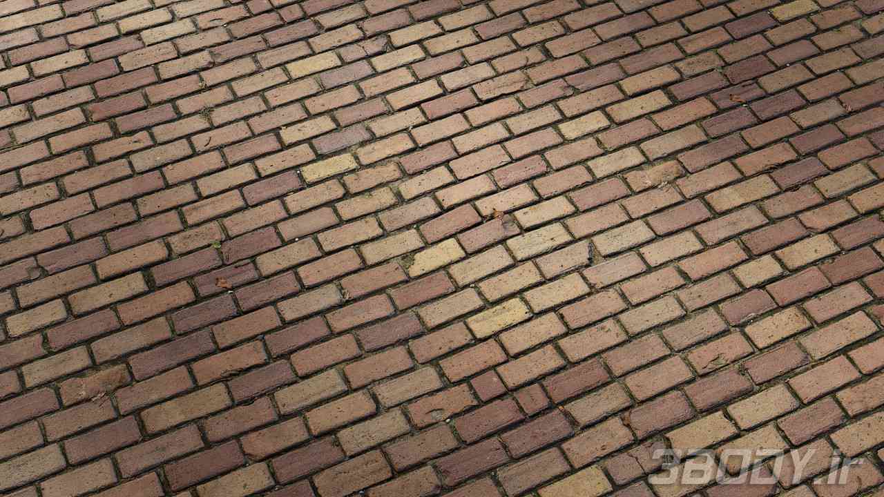 متریال آجر کف Floor brick عکس 1